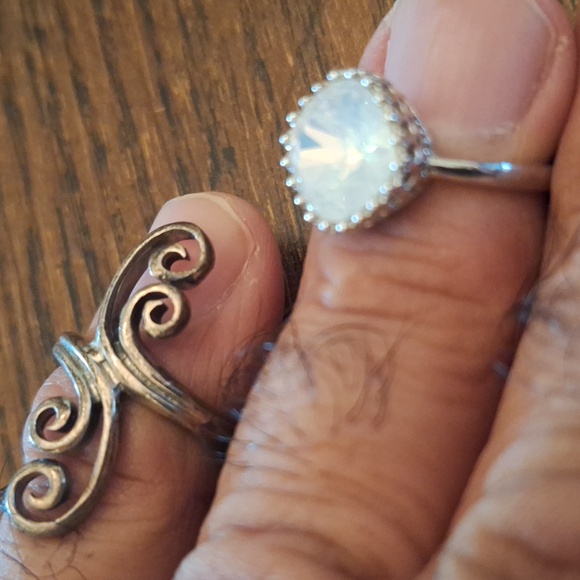 Lot of 2 925 rings - Picture 1 of 2